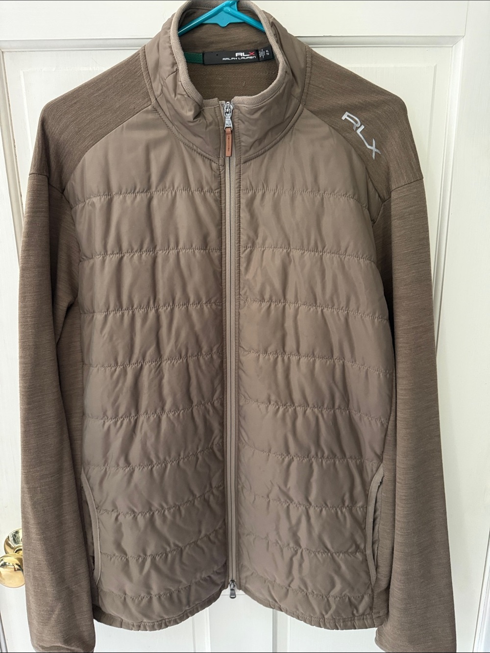 Ralph Lauren RLX Quilted Performance Jacket in Taupe